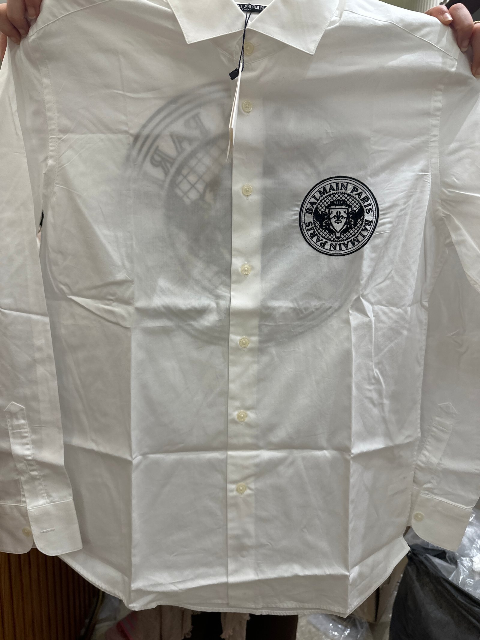 Men white shirt balmin