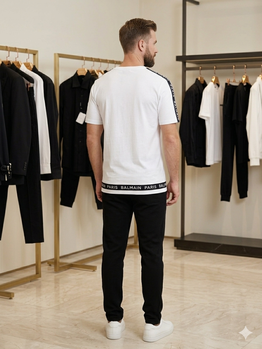 Balmain white Tshirt