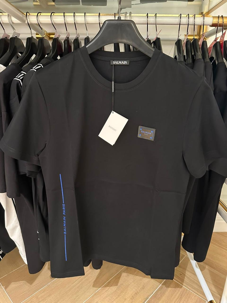 Blue Balmain Tshirt