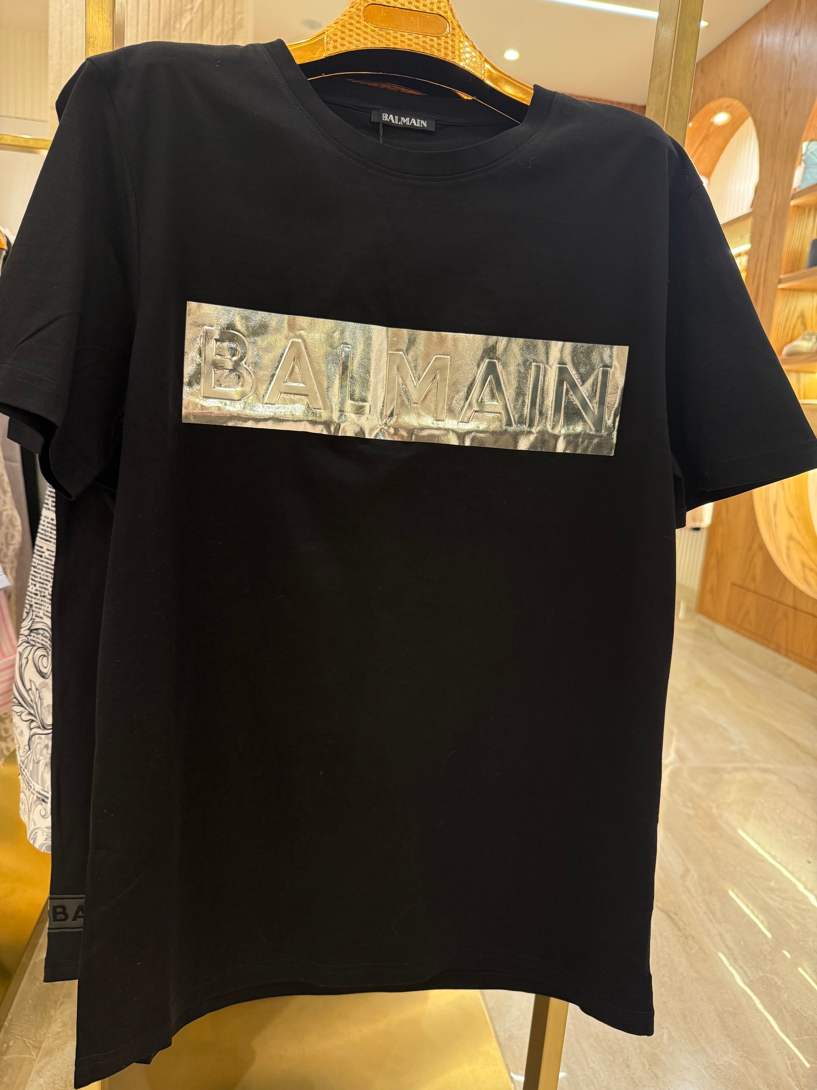 Balmain black Tshirt