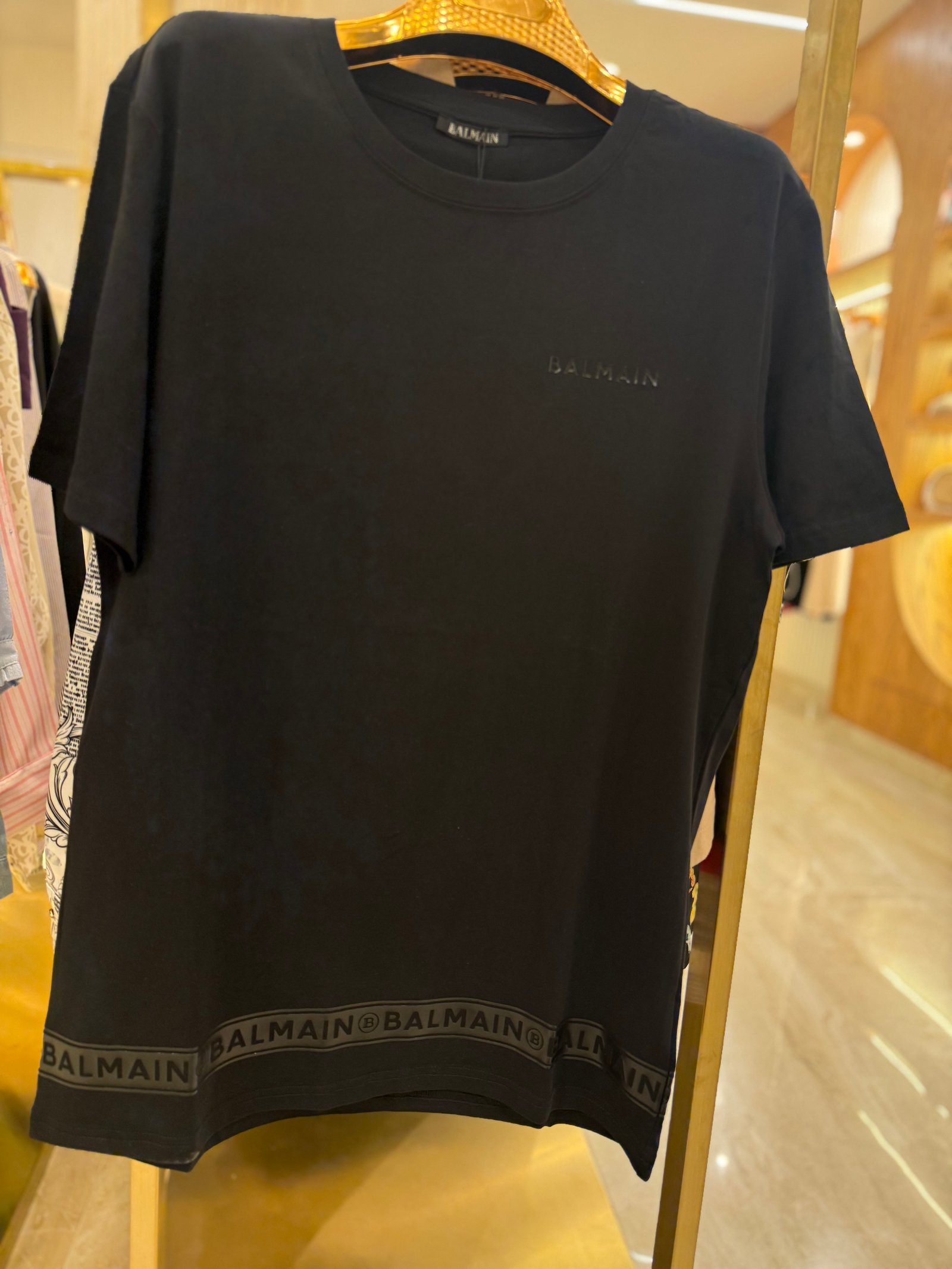 Balmain black Tshirt