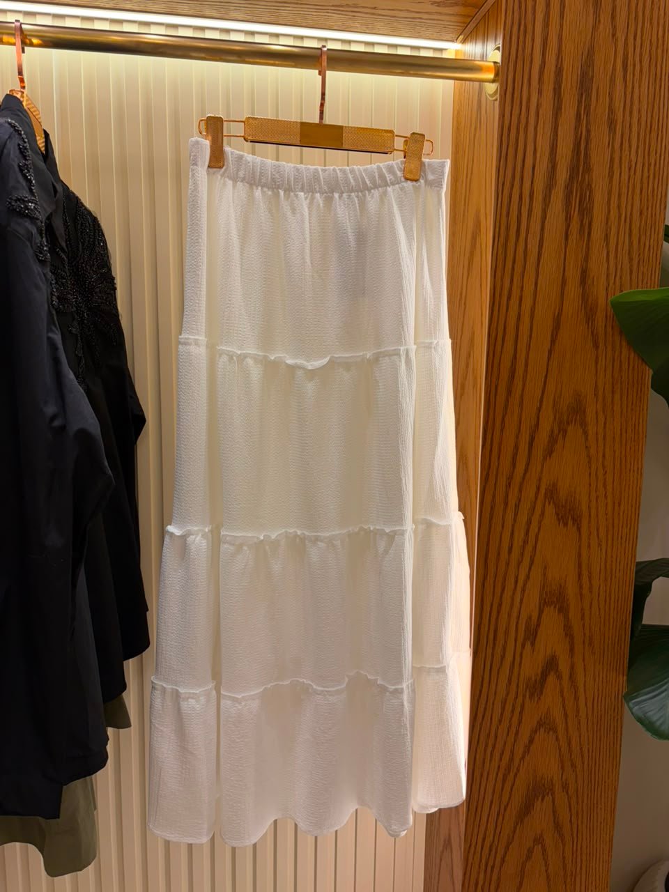 White skirt